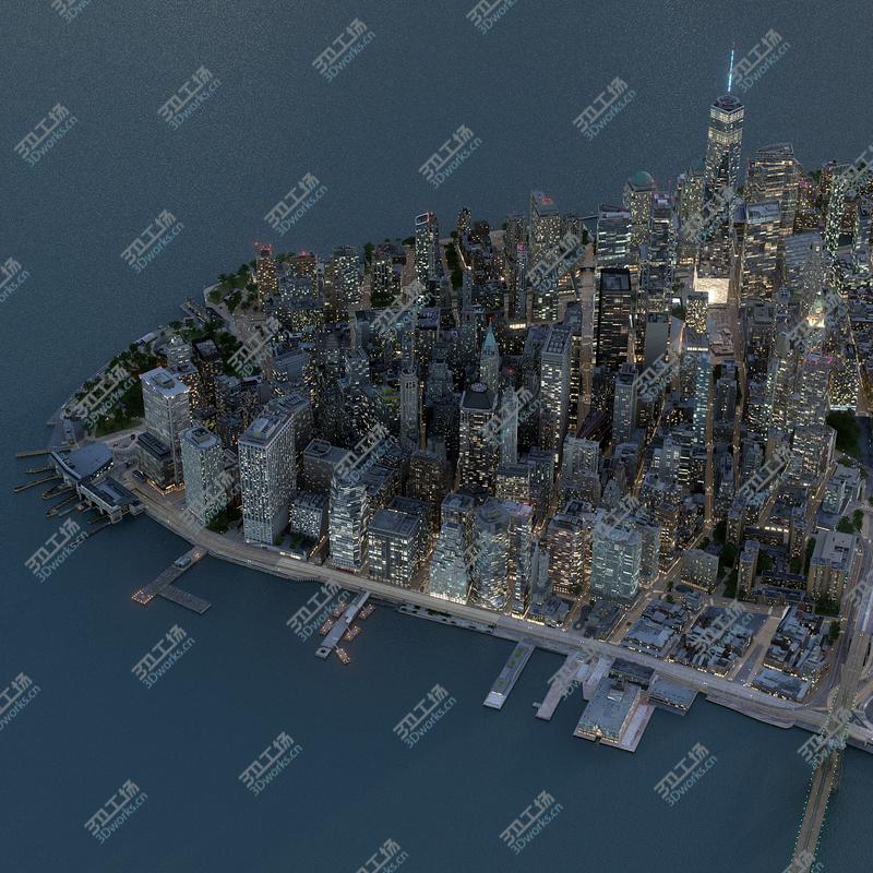 images/goods_img/20210113/3D Manhattan Lower Night Low Poly/1.jpg